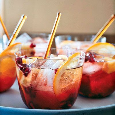 Sparkling Winter Pomegranate Cocktails feat. Just Date Pomegranate Syrup
